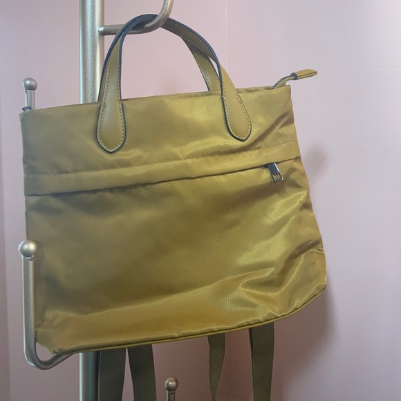 2 Mini Yellow & Brown Backpacks - Picture 2 of 7